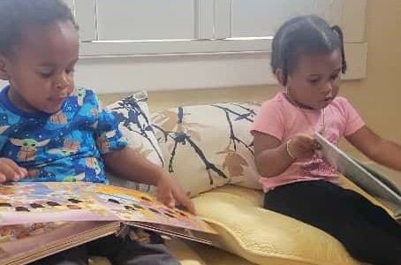 Story time in a cozy classroom reading corner